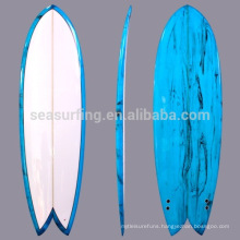 2015 hot selling colorful PU surfboard/blue surfboards